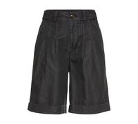 camel active Damen Shorts aus Leinenmix Schwarz, womenswear-29IN