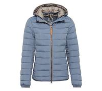 camel active Damen Steppjacke mit Abnehmbarer Kapuze Blau, womenswear-44