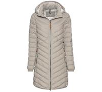 camel active Damen Steppmantel mit Fischgrat-Muster Hellgrau, womenswear-34