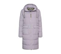 camel active Damen Steppmantel mit verstellbarem Saum und fester Kapuze Lila, womenswear-38