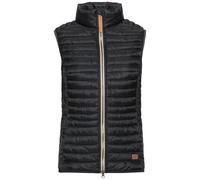 Camel Active Damen Steppweste aus recyceltem Polyamid Schwarz Größe 36