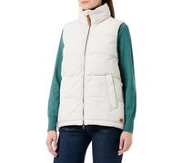 camel active Damen Steppweste aus recyceltem Polyester Creme, womenswear-40