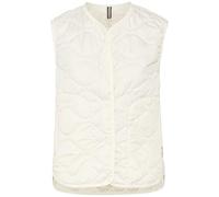 camel active Damen Steppweste aus recyceltem Polyester Knochenweiß, womenswear-40