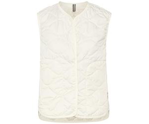 camel active Damen Steppweste aus recyceltem Polyester Knochenweiß, womenswear-40