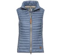 camel active Damen Steppweste mit 2-Wege-Reißverschluss Rauchblau, womenswear-48