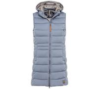 camel active Damen Steppweste mit abnehmbarer Kapuze Hellblau, womenswear-46