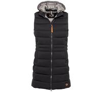 camel active Damen Steppweste mit abnehmbarer Kapuze Schwarz, womenswear-46