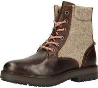 camel active »Stone« Schnürstiefel mit modischem Filzeinsatz, dunkelbraun