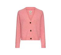 camel active Damen Strickjacke mit Raglanärmeln und Knopfverschluss Beere, womenswear-3XL