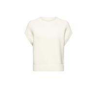camel active Damen Strickpullover aus Baumwollmix Milchweiß, Womenswear-XS