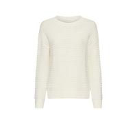 camel active Damen Strickpullover aus einem Baumwollmix Milchweiß, Womenswear-XXL