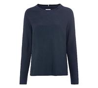 camel active Damen Strickpullover aus Reiner Baumwolle Blau, Womenswear-XS