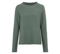 camel active Damen Strickpullover aus Reiner Baumwolle Grün, Womenswear-XS