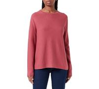 camel active Damen Strickpullover aus Reiner Baumwolle Rot-Braun, Womenswear-S