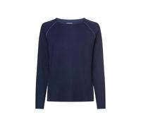 camel active Damen Strickpullover mit Rundhalsausschnitt Dunkelblau, Womenswear-XL