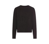 camel active Damen Strickpullover mit Rundhalskragen Kaviar, Womenswear-XL