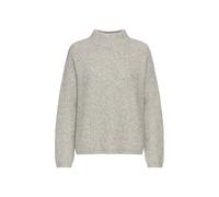 camel active Damen Strickpullover mit Stehkragen Grau, womenswear-3XL