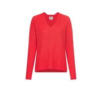 camel active - Strickpullover mit V-Ausschnitt flame - Gr. - L