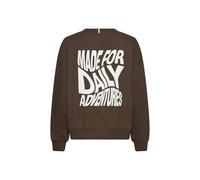 camel active Damen Sweatshirt mit Backprint Braun, Womenswear-XS