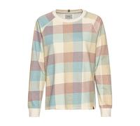 camel active Damen Sweatshirt mit Karomuster Multicolour, Womenswear-L