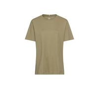 camel active Damen T-Shirt aus Reiner Baumwolle Hellkhaki, Womenswear-XXL