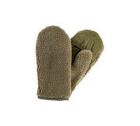 camel active - Teddy Handschuhe in einem Materialmix sage - Gr. - S