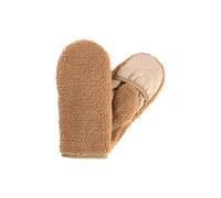camel active - Teddy Handschuhe in einem Materialmix caramel - Gr. - M
