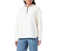 camel active Damen Teddy Sweatshirt mit Kapuze Weiß, Womenswear-L