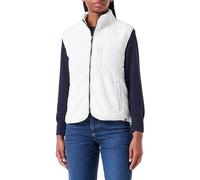 camel active Damen Teddy Weste mit Stehkragen Wollweiß, womenswear-XXL