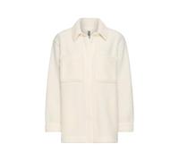 camel active Damen Teddyblazer mit Brusttaschen | warmer Overshirt Blazer mit Druckkopfverschluss und Seitentaschen für Freizeit und Alltag - pflegeleicht