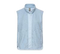 Camel Active Damen Teddyweste mit Stehkragen Hellblau Größe 42