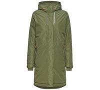 camel active Damen teXXXactive® Funktionsmantel aus recyceltem Polyester Dunkelgrün, womenswear-36