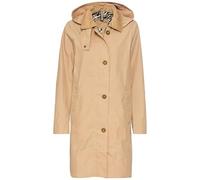 camel active Damen Trenchcoat aus gewachster Baumwolle