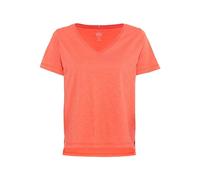 camel active Damen V-Neck T-Shirt aus Organic Cotton Melone, Womenswear-S