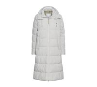 Wasserabweisender Mantel mit abnehmbarer Kapuze Silber 40