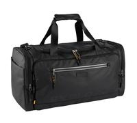 Weekender CAMEL ACTIVE "Explore", Damen, Gr. B/H/T: 56cm x 29cm x 28cm, schwarz, Nylon, bedruckt, beschichtet, clean, unifarben mit Farbeinsätzen, Taschen Weekender, wasserabweisendes recyceltes Nylon