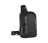 camel active Explore Herren Schultertasche Sling Bag Rucksack, 5 L Schwarz
