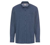 camel active - Flanell Karohemd aus reiner Baumwolle night blue - Gr. - XL