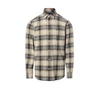 Camel Active Flanellhemd Herren Regular Fit Baumwolle kitt, XXL