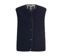 camel active - Fleece-Weste mit Knopfverschluss navy - Gr. - 44