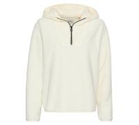 camel active Damen Kapuzenpullover aus Teddyfleece Milchweiß, Womenswear-XL