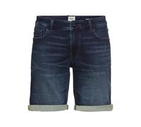 camel active Herren fleXXXactive® Jeansshorts im Regular Fit Dunkelblau, menswear-44IN