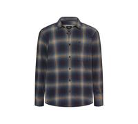 camel active Herren fleXXXactive® Langarmhemd aus leichtem Flanell Navyblau, Menswear-M