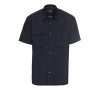camel active Herren Kurzarmhemd mit Cooling Effekt Dunkelblau, Menswear-M