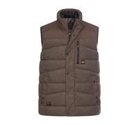 camel active - Gefütterte Cordweste mit Innentaschen dark choclate - Gr. - 3XL
