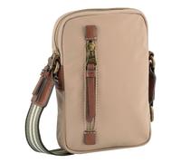 Camel Active Handytasche Bari – Damen, mittelgroß, Beige, verstellbarer Umhängeriemen