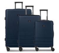 camel active Hanoi 4 Rollen Kofferset 3-teilig mit Dehnfalte blau