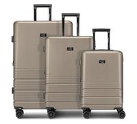 camel active Hanoi 4 Rollen Kofferset 3-teilig mit Dehnfalte braun
