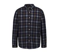 Karohemd CAMEL ACTIVE, Herren, Gr. XL, N-Gr, schwarz braun, Web, Obermaterial: 100% Baumwolle, kariert, normal hüftbedeckend, Rundhals, 2-Knopf-Manschette, Hemden, langarm, mit Button-Down-Kragen (380