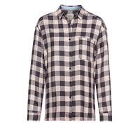camel active - Karobluse aus reiner Viskose sepia rose check - Gr. - L